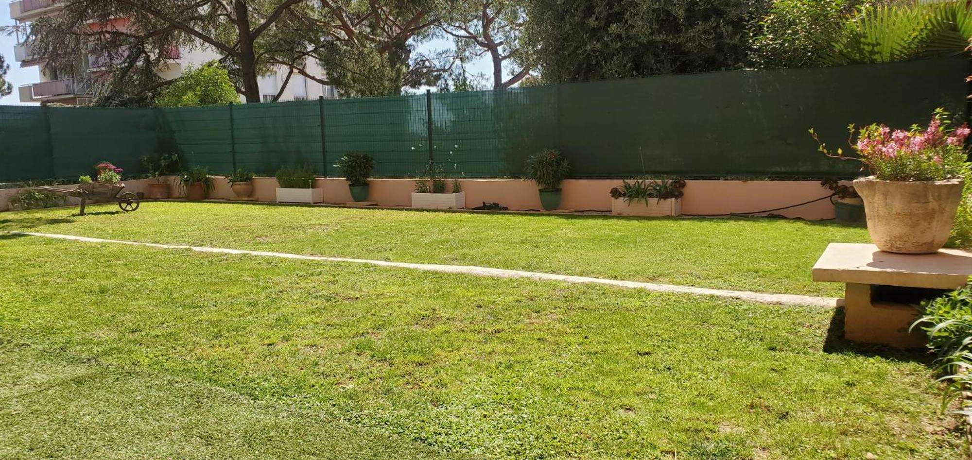 Superbe Rez De Jardin Dans Residence Au Calme Nice Luaran gambar