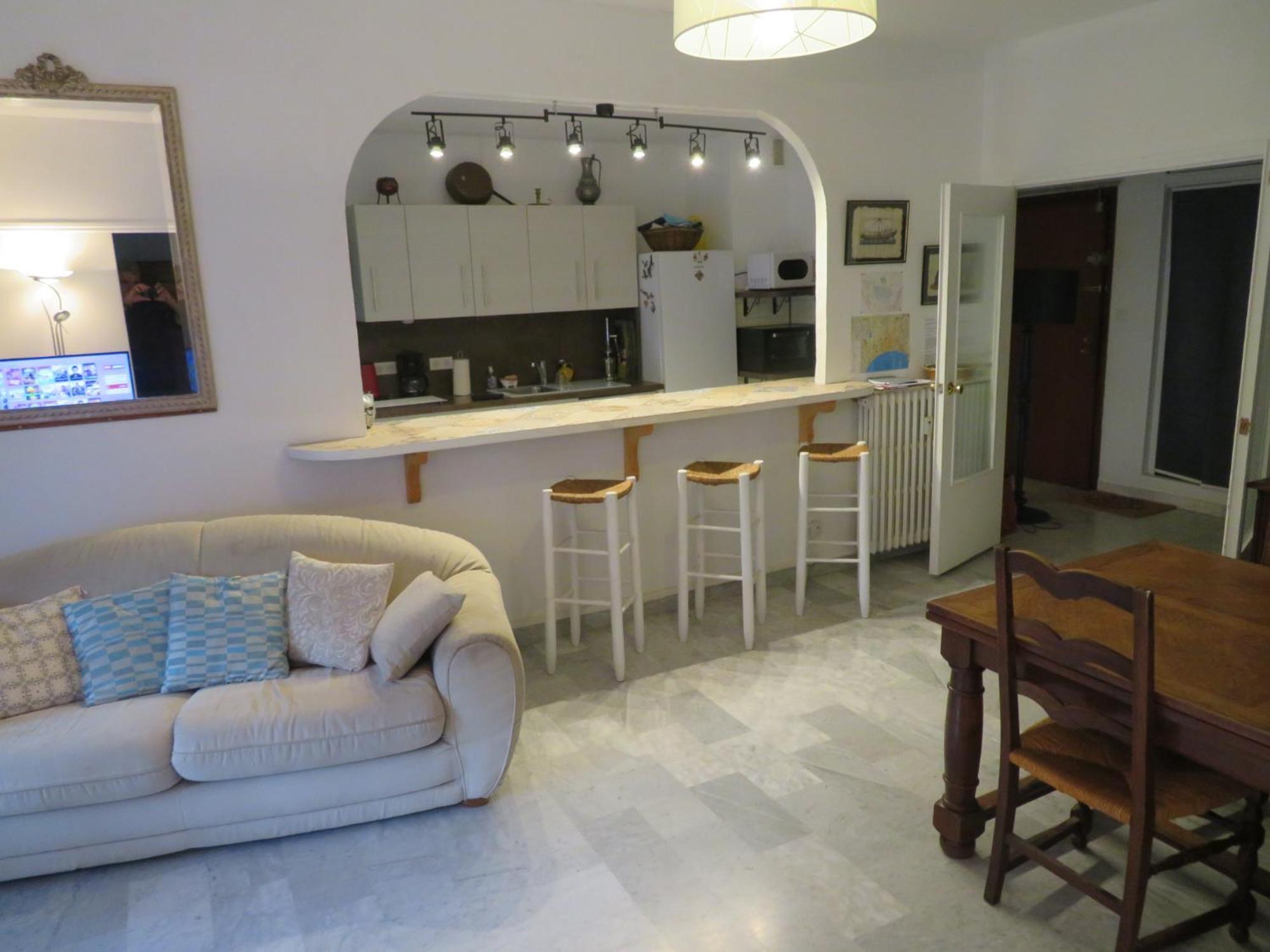 Superbe Rez De Jardin Dans Residence Au Calme Nice Luaran gambar